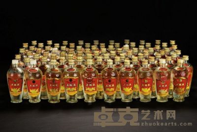 1985-1990年代五粮液一组80瓶 