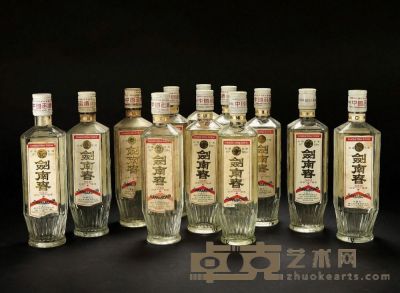 1989-1990年代方瓶剑南春 