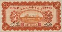 民国十七年（1928年）直隶省金库兑换券壹圆