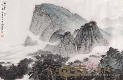 魏紫熙 钟山翠峦 59cm×90cm