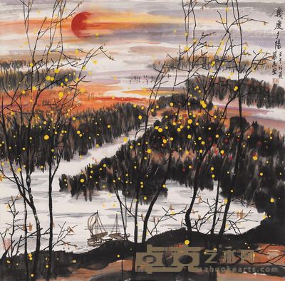 蔡志坚 几度夕阳 68cm×68cm