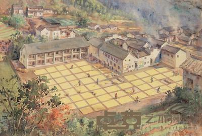 潘思同 1963年作 东溪金秋 38×55cm