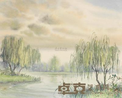 潘思同 1960年作 春色 23×28cm