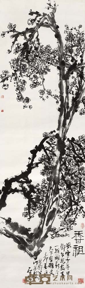 郭石夫 香祖 206×62 cm 81 1/8×24 3/8 in 约11.5平尺