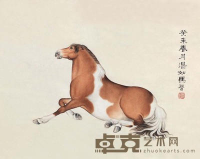 马晋 马 26×33 cm.?10 1/4×13 in.?约0.8平尺