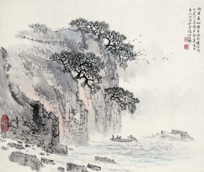 宋文治　东坡赤壁图