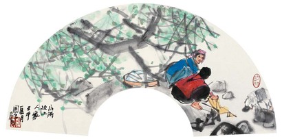 史国良   小河边上人家