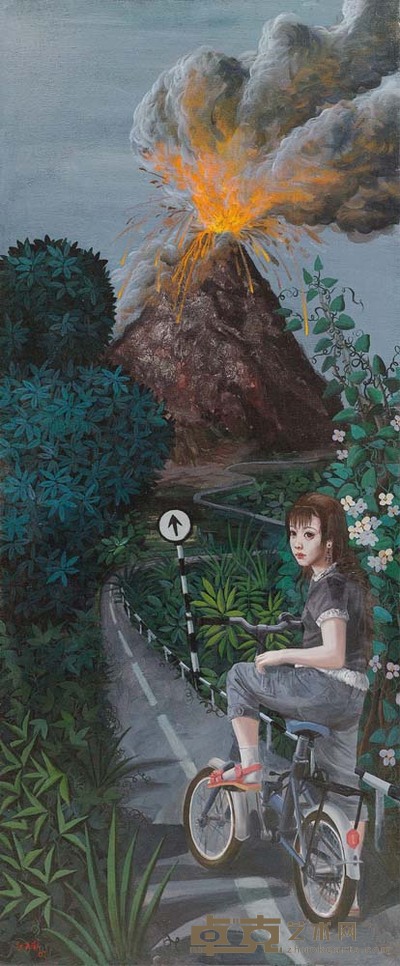赵亚南 美丽世界——往事 230×95cm?90 1/2×37 3/8 in