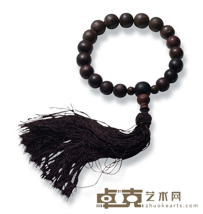 清代 沉香珠串 18粒