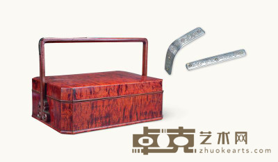 民国 瘿木食盒 35×25×25cm