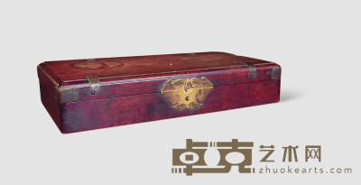 清 老红木长方盒 30.5×16×6cm