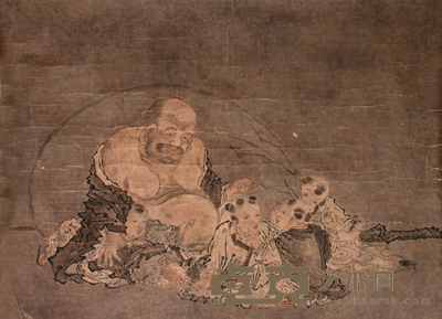 佚 名 人物镜心 51×71