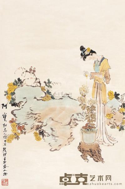 戴敦邦 人物 立轴 69×44cm