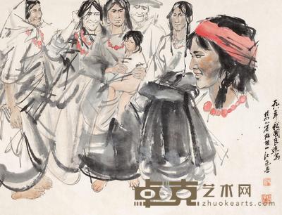 史国良 人物 镜心 88×68cm