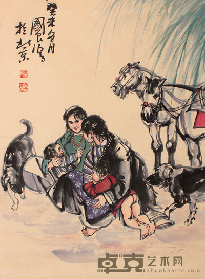 史国良 人物立轴 68×50