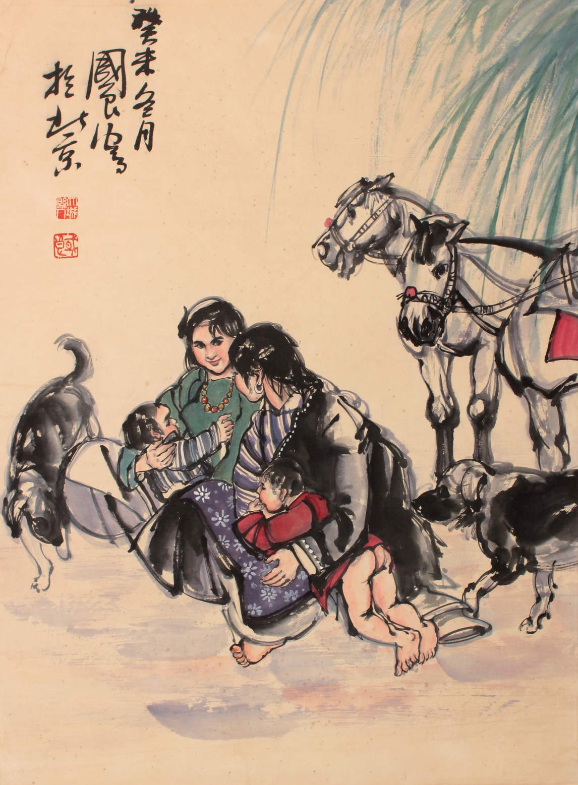 史国良 人物立轴