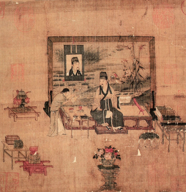 佚  名 人物镜片