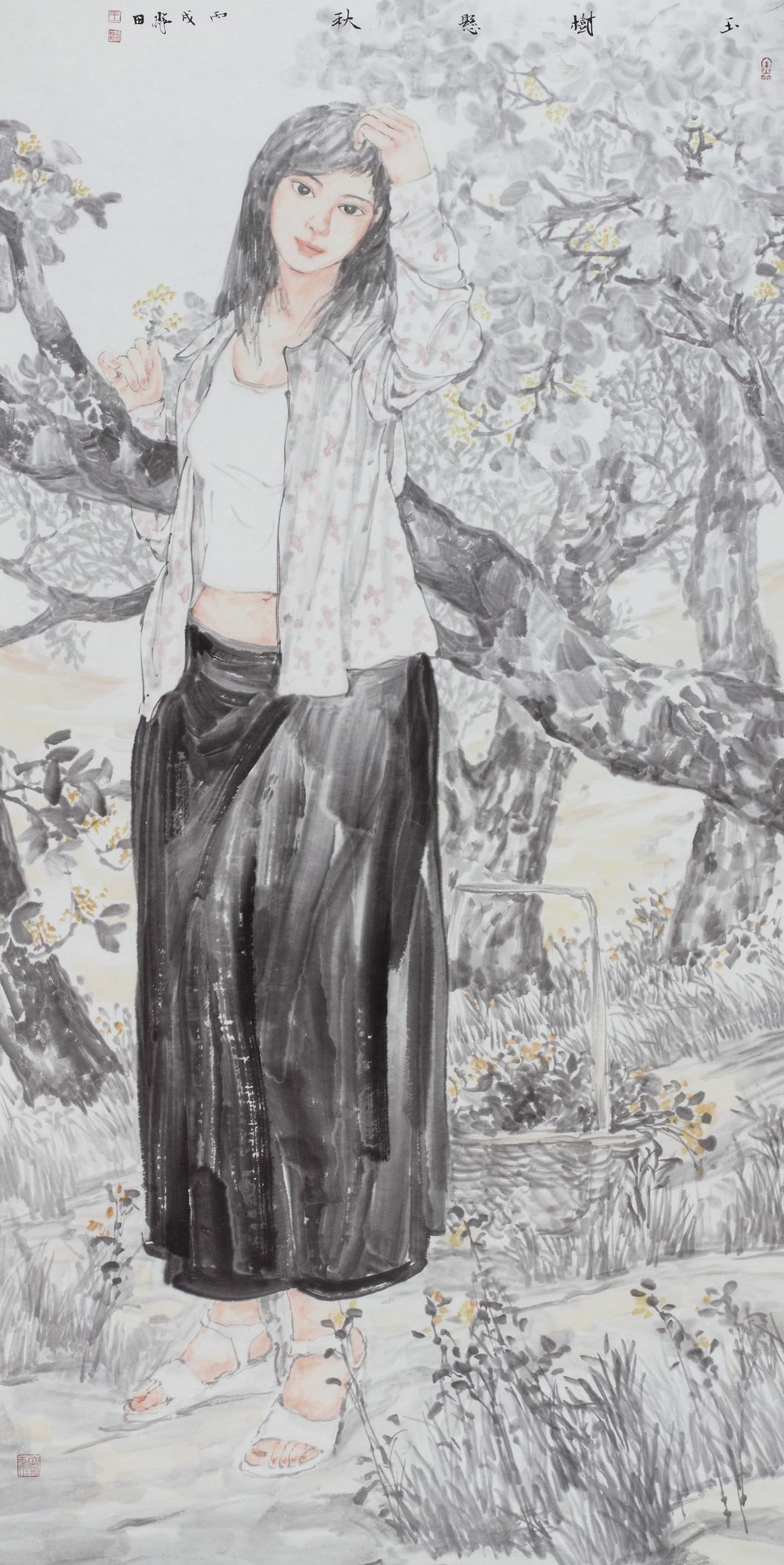 王淼田   玉树悬秋