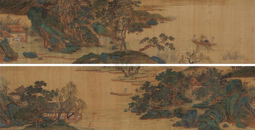 赵伯驹 （款） 春山云隐 手卷