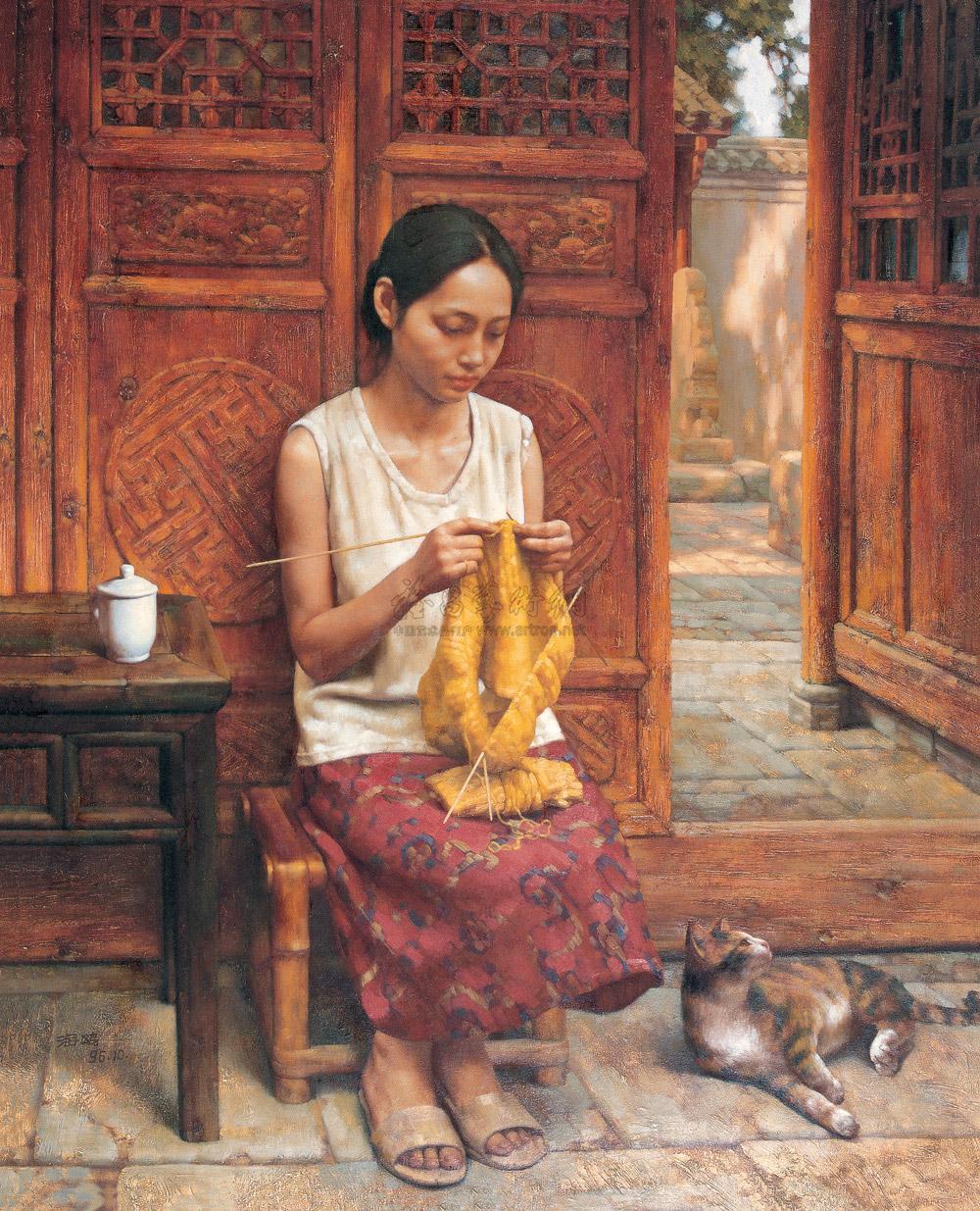 王海鸥 1996年作 织 100×80cm