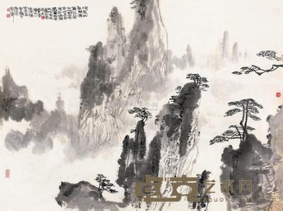 陆汝浩 淘气金丝猴(82年)定型风格稿 67×89cm