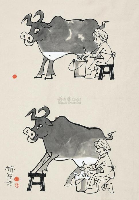陆汝浩 挤牛奶