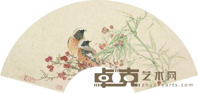 张晓星 红果双雀 61×20.5