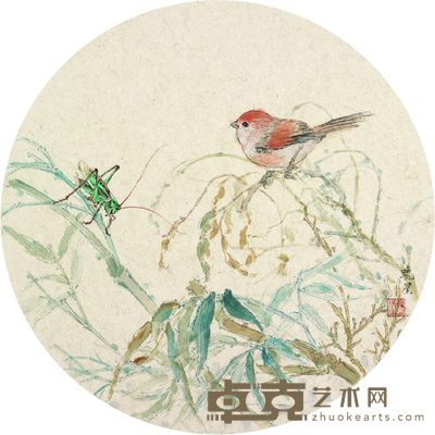张晓星 小鸟草虫 34×34