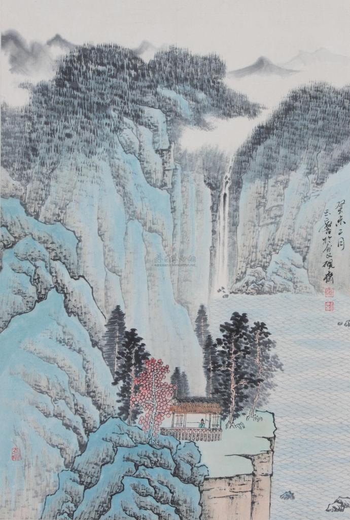 宋玉麟 山水 立轴