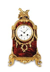 十九世纪英国 木壳玳瑁炉台钟