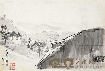 李桦 1946年作 庐山 镜心 24×35.5cm