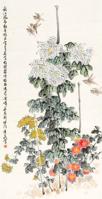陆伯龙 花鸟