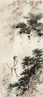 傅抱石 人物山水