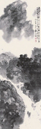 傅抱石 山水
