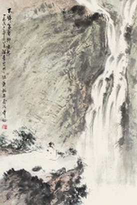 傅抱石 山水