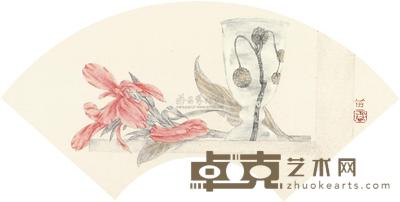 雷苗 花解语系列 2 镜心 18×46cm