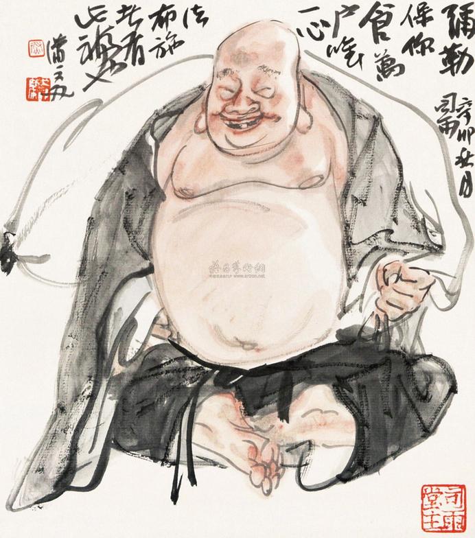 尉晓蓉 弥勒造像 卡纸