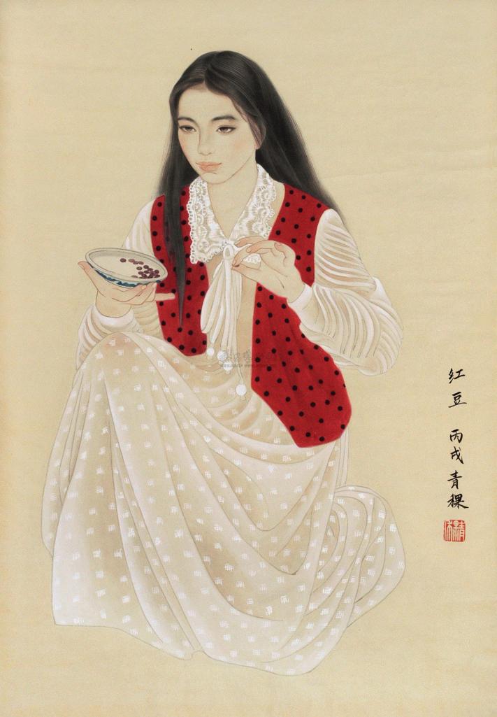 李青稞 红豆 镜片