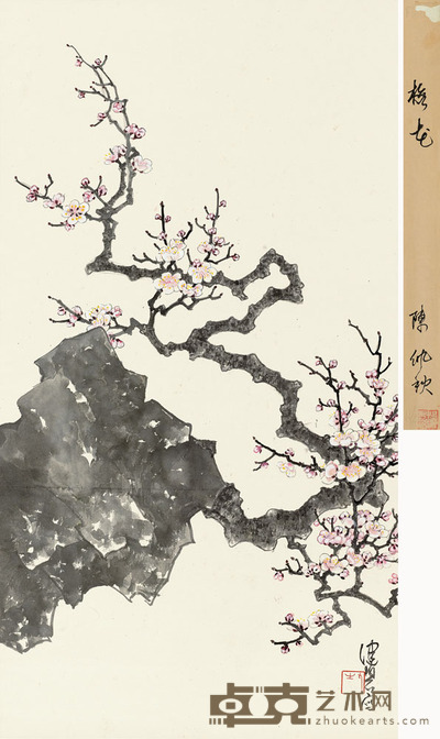 陈佩秋 梅花 立轴 88×47cm
