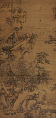 谢时臣 1557年作 蜀栈道图 立轴