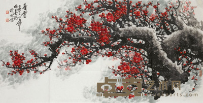 王成喜 香雪 134×69cm