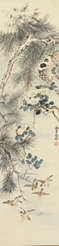 陆抑非 花鸟