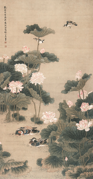沈铨 荷花