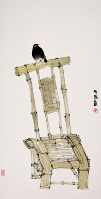 秦天柱 凉凳与鸟