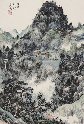 马彬  山水