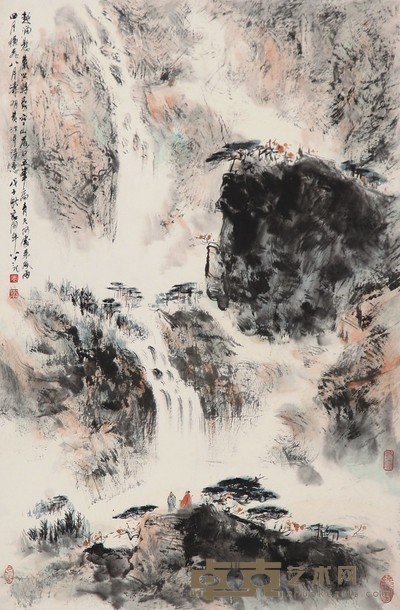 裴家同  山水 45x69cm