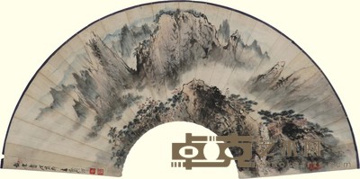裴家同 观云图 镜框