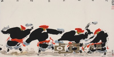 何南燕	　高原舞 70*138cm