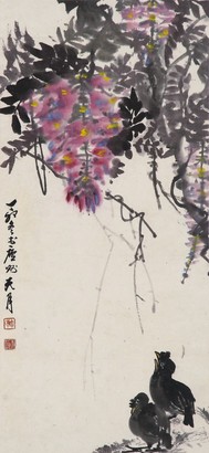 陶天月  花鸟