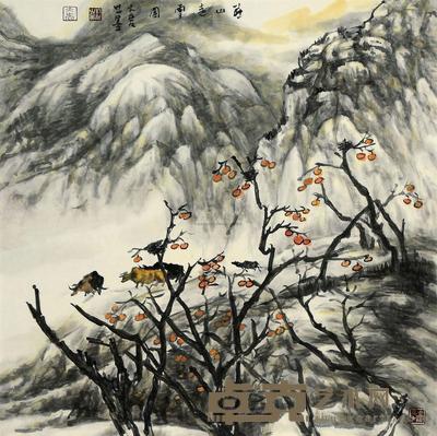 张爱国 2011年作 燕山走雪图 镜心 68×68cm